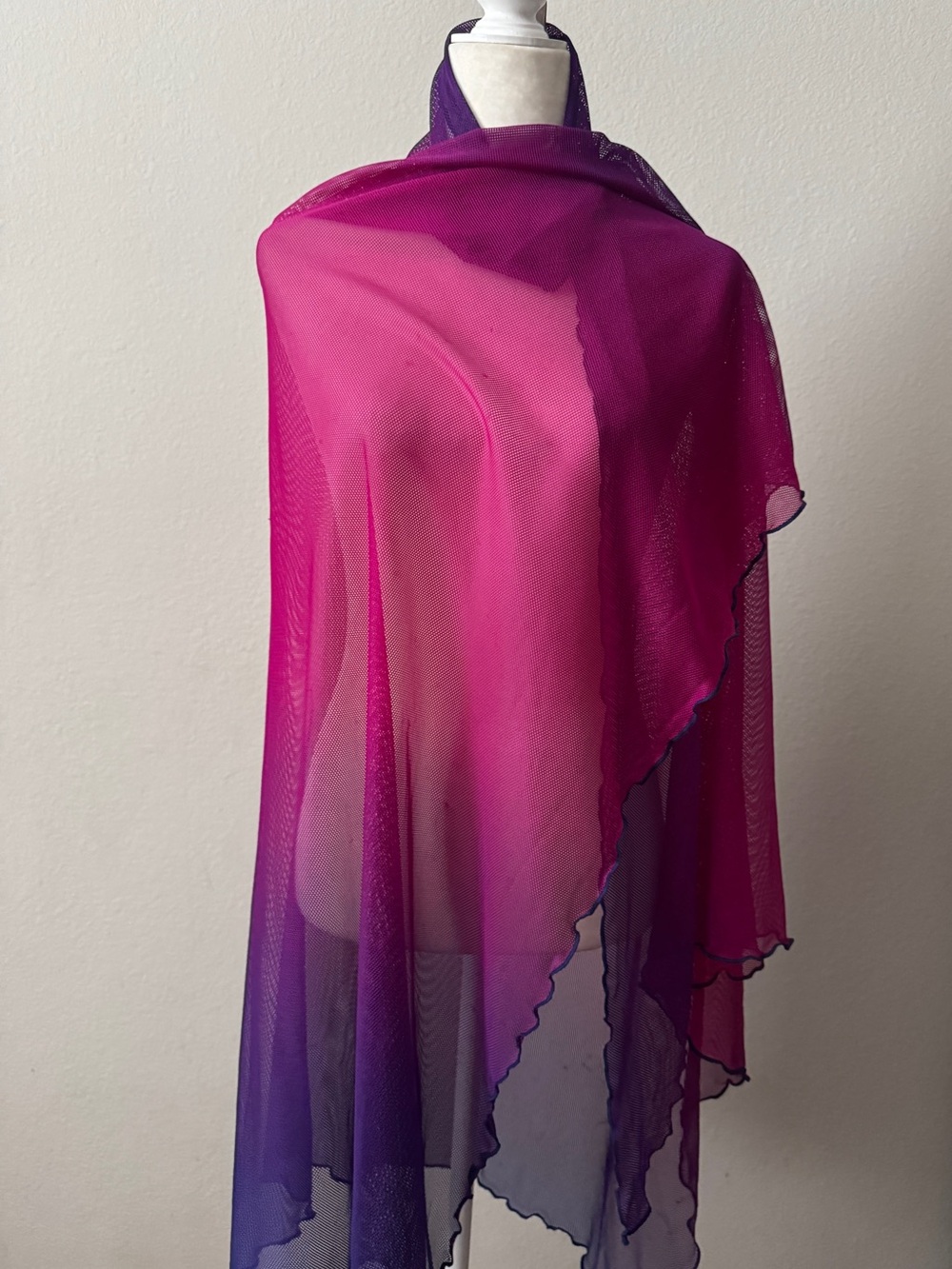 Speedo Sheer Magenta to Violet Ombre Mesh Sarong